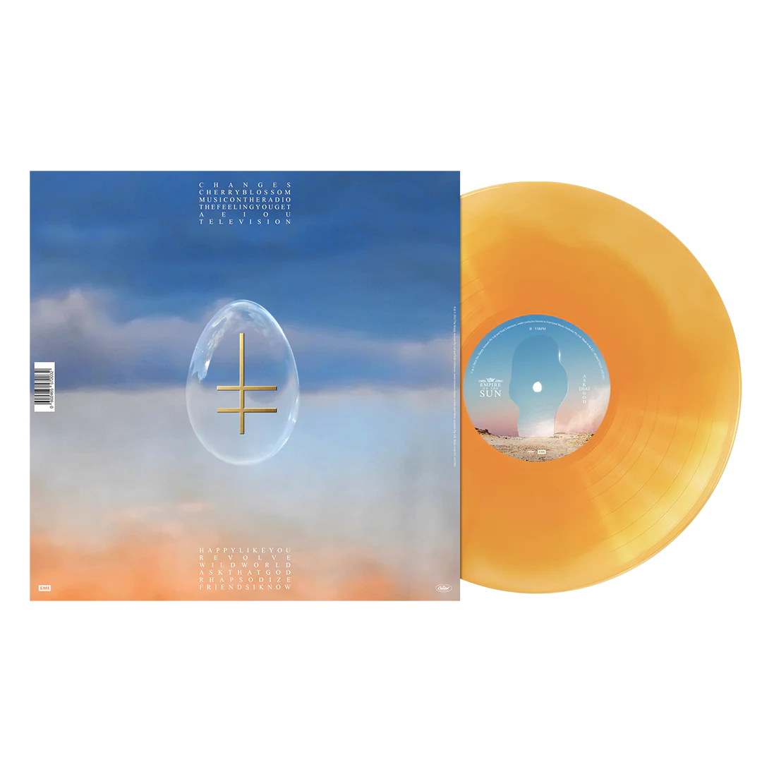 Ask That God Exclusive Orange Swirl LP with Signed 12" Art Card